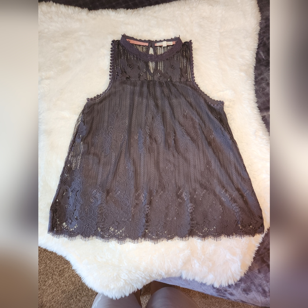Deep purple dress tank top - Picture 3 of 7